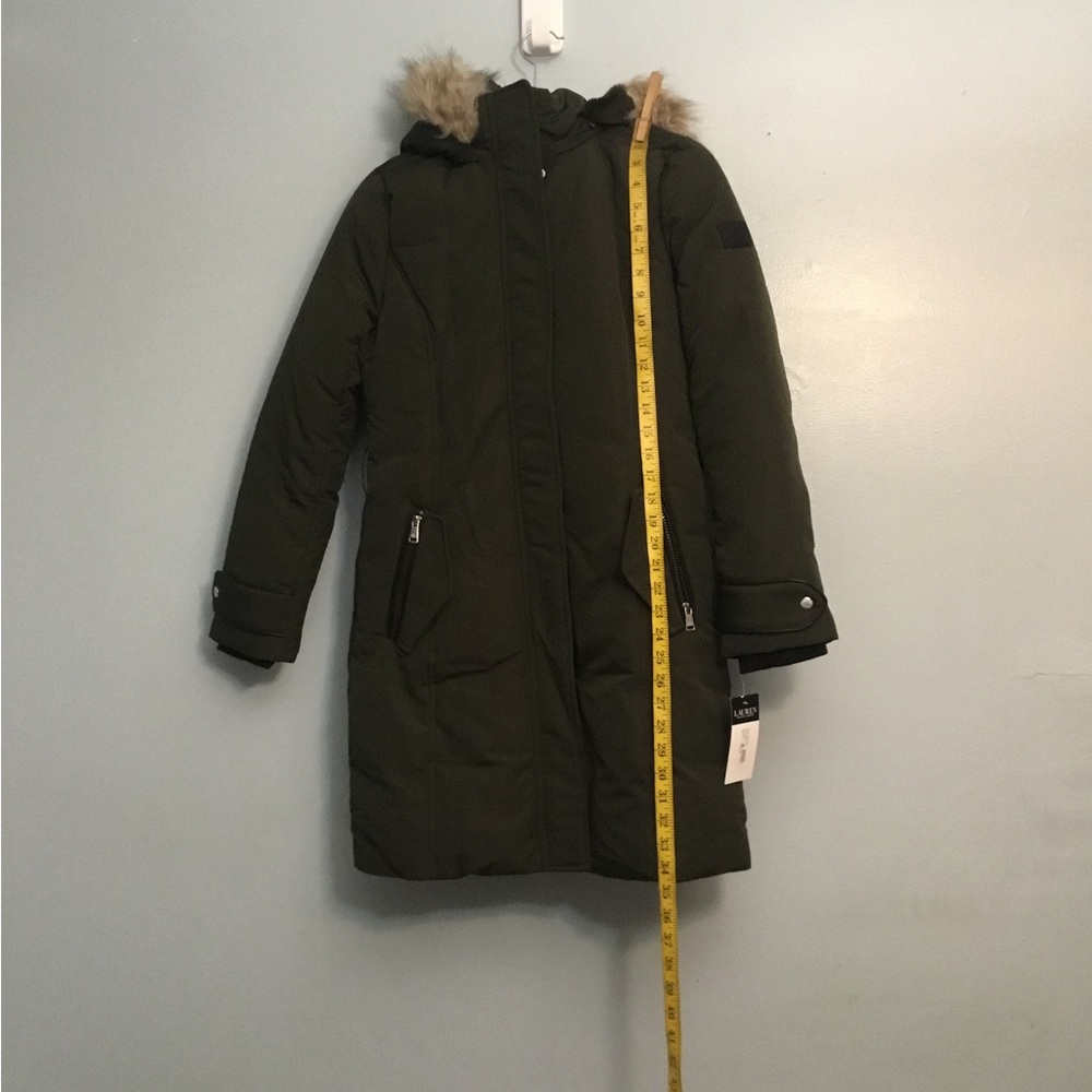 Ralph Lauren Dark Green Puffer Coat